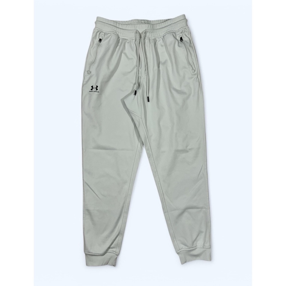 Under Armour Jogger Mens Large Track Running Workout Gym ZIPPER POCKETS